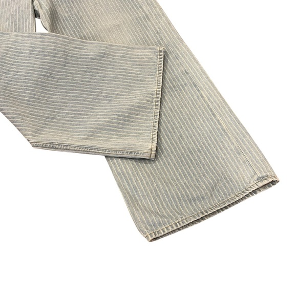 CITIZENS OF HUMANITY Sacha Wide Leg High Rise Crop Laguna Stripe Size 30 - Picture 9 of 16